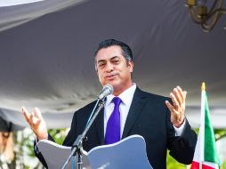 Representantes de varios colectivos presentan ante la Fiscalía Especializada en Combate a la Corrupción, una denuncia para que investigue a la suegra del mandatario estatal. EL INFORMADOR / ARCHIVO