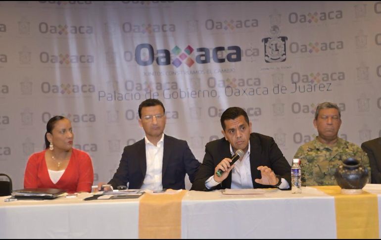 Ernesto Salcedo, titular de la SSPO, informa que quien se fugó sí es integrante de una organización criminal, pero dijo que no podía revelar su posición en la misma para no afectar las investigaciones. TWITTER / @SSP_GobOax