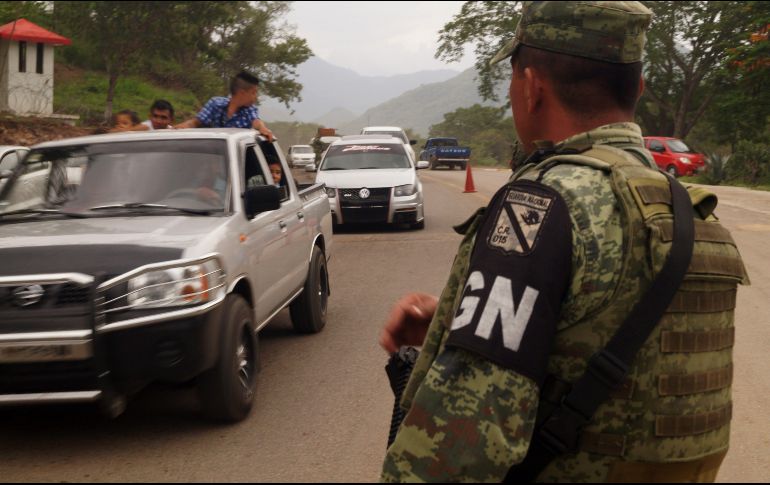 El gobierno mexicano ha desplegado la Guardia Nacional en la frontera sur para frenar el flujo migratorio. EFE/ARCHIVO