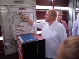 Luego de las constantes denuncias de abandono y deterioro del Macrobús, autoridades estatales realizaron un recorrido por las instalaciones. ESPECIAL / Gobierno de Jalisco