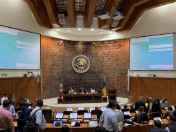 Salvador Caro planteó que en la misma sesión del pleno, en la que se notifique el aval de los ayuntamientos a la reforma, se presente el dictamen de los cambios. TWITTER / @LegislativoJal