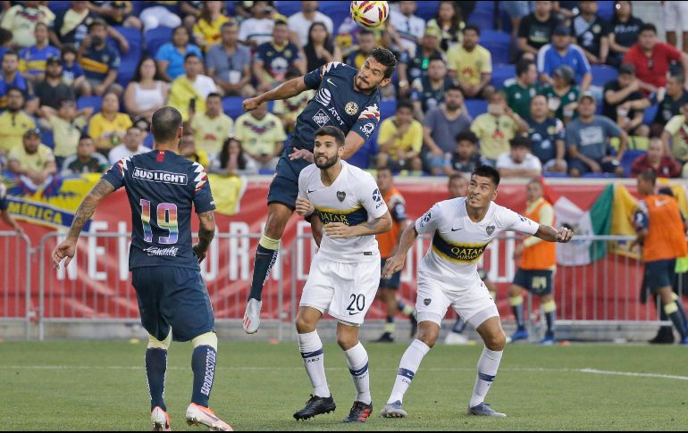 América marcó al minuto 12 vía Paul Aguilar y luego al 64 y 72 Mauro Zárate por Boca Juniors. AP / S. Wenig
