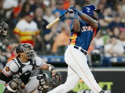 El cubano de los Astros se despachó con siete cuadrangulares en junio. AP