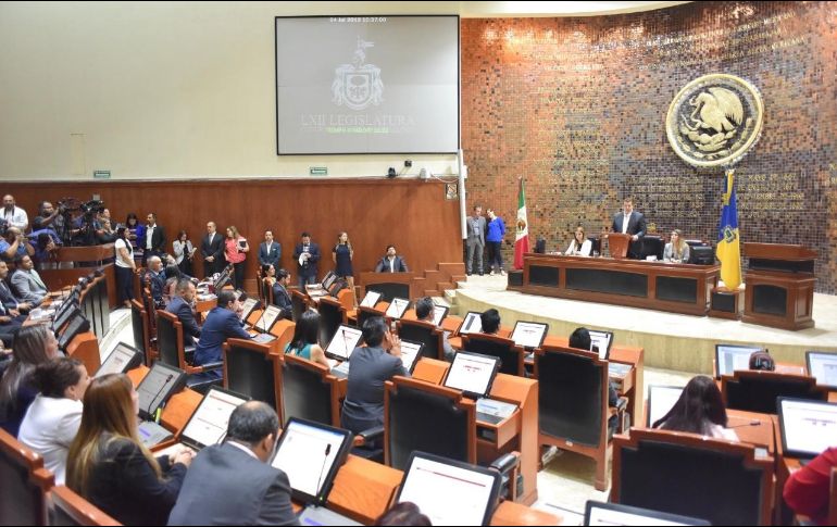 La nueva ley se aprobó por unanimidad con el voto a favor de los 34 legisladores presentes en la sesión. EL INFORMADOR/  R. Rivas