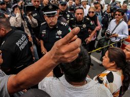 Batres destaca que, en el conflicto, no se debe perder de vista el interés de la seguridad de la gente. NTX/E. Álvarez