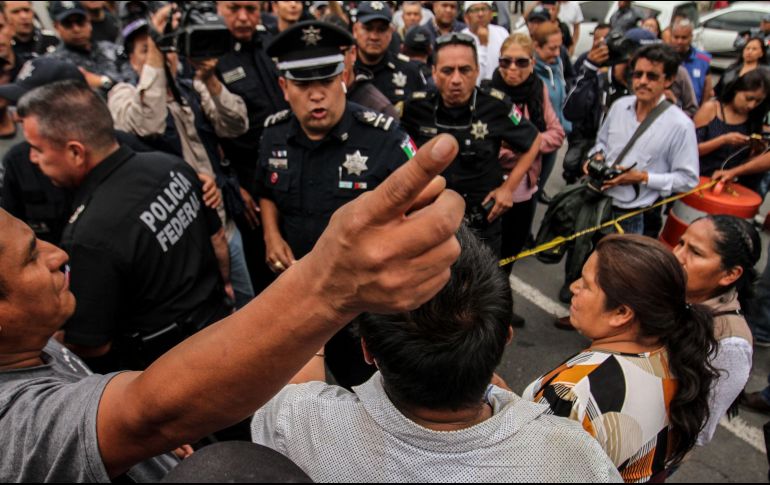 Batres destaca que, en el conflicto, no se debe perder de vista el interés de la seguridad de la gente. NTX/E. Álvarez