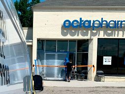 Declaran que el ataque ocurrió en momentos en que varios clientes estaban dentro donando sangre en el lugar. AP/B. Atkinson