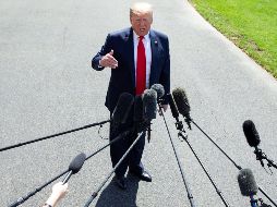 Trump se mostró optimista ante las cifras oficiales, que señalan la creación de 224 mil empleos nuevos en Estados Unidos. EFE/M. Reynolds