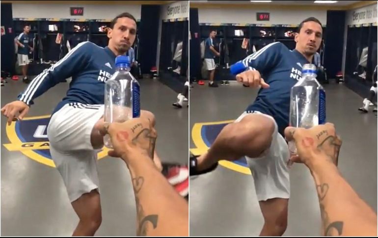 El sueco se une al reto viral #BottleCapChallenge junto con otras celebridades. ESPECIAL