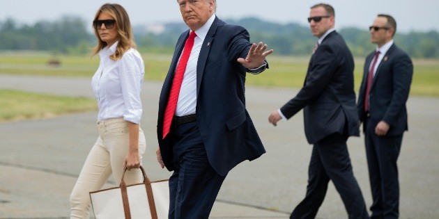 La frontera sur está bien resguardada por México: Donald Trump