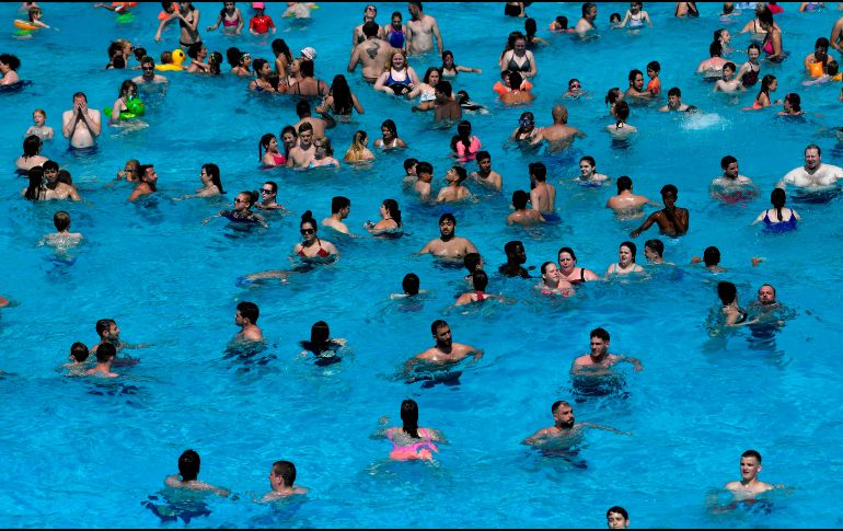 La organización advirtió del cambio climático. AFP