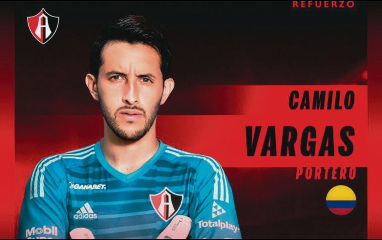 El colombiano llega con 30 años a defender la meta del equipo tapatío. @atlasfc