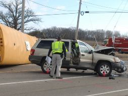 El accidente de tráfico se produjo en el pueblo montevideano de Santiago Vázquez. AP/ARCHIVO