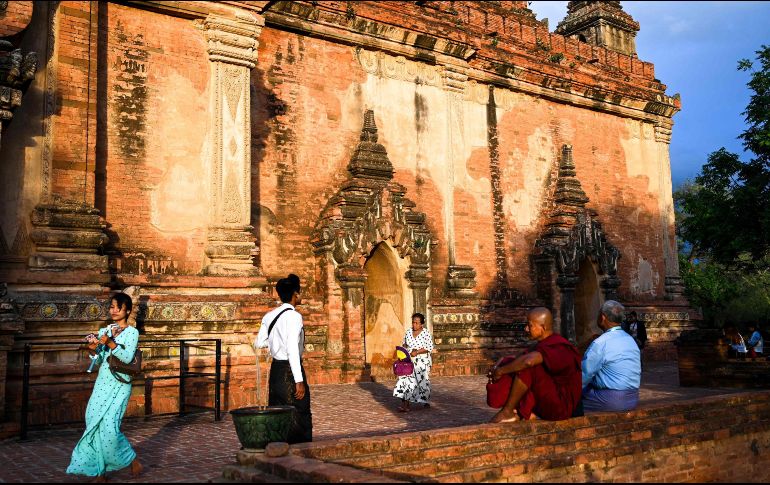 El sitio sacro de Bagan posee numerosos templos, monasterios y lugares de peregrinación, así como vestigios arqueológicos. AFP/Y. Aung