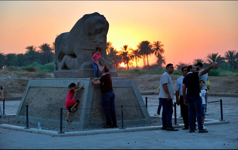 La ciudad histórica de Babilonia también fue nombrada Patrimonio de la Humanidad. AP/A. Khalil