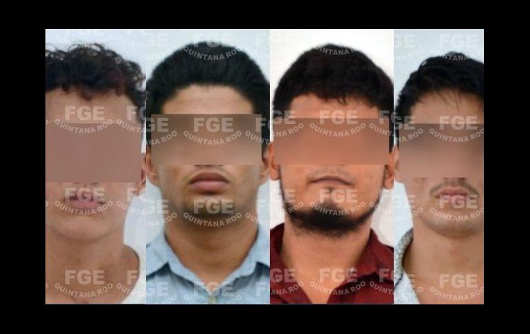 A los detenidos se les aseguraron armas de fuego, así como cargadores y cartuchos. ESPECIAL/FGE Quintana Roo