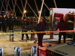 Al menos tres personas resultaron heridas por la colisión múltiple. AFP/ARCHIVO