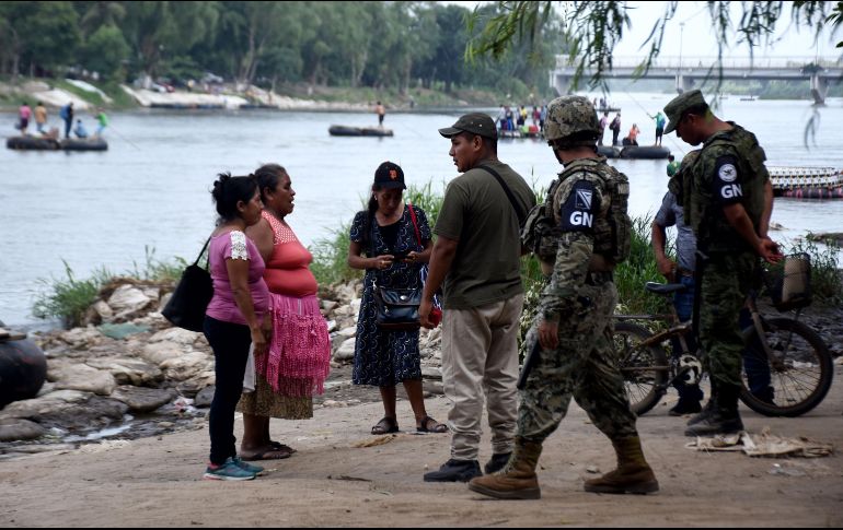 Desde su llegada a la frontera sur, la Guardia Nacional ha reforzado sus despliegues contra la migración irregular. SUN / ARCHIVO