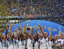 Jugadoras de Estados Unidos celebran su triunfo ante Holanda este domingo. AFP / F. Fife