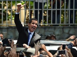 Juan Guaidó es reconocido por Estados Unidos y más de 50 países que consideran que la reelección de Maduro del año pasado fue ilegítima. AFP/ARCHIVO