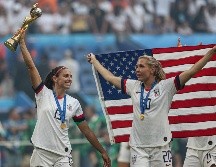 La selección femenina de fútbol de Estados Unidos ganó su cuarta Copa Mundial. EFE / S. Suki