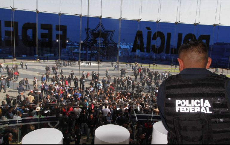 Durazo reitera que todos los buenos elementos de la PF encontrarán cabida en la Guardia Nacional o en otras opciones laborales. NTX / G. Durán