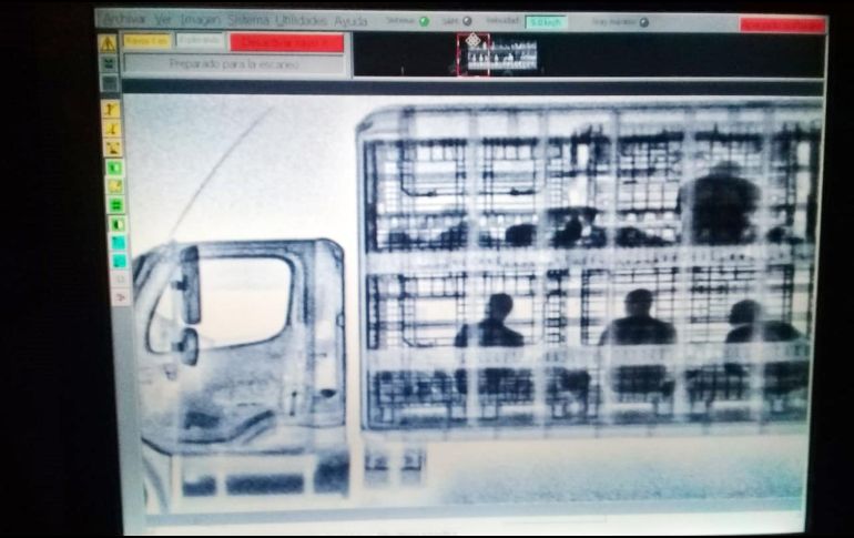 Los migrantes fueron detectados en un punto de revisión en el municipio de Concepción del Oro. ESPECIAL/SSPC