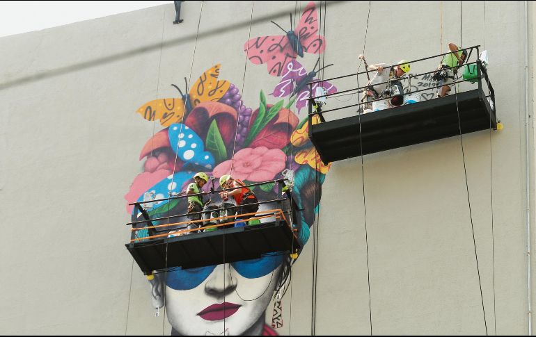 “Magdalena”, la única pieza en México de artista urbano Fin DAC se encontrará en nuestra ciudad. EL INFORMADOR / E. Barrera