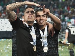 Erick Gutiérrez (der.) señala que el cambio generacional en la Selección mexicana está rindiendo frutos y que se conformará un grupo más sólido. IMAGO7