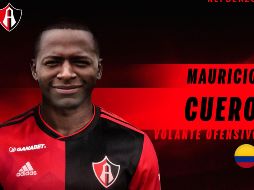 Con Mauricio Cuero como refuerzo, se cierra la etapa de contrataciones por parte de la directiva rojinegra. ESPECIAL/Atlas FC