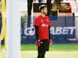 El arquero colombiano Camilo Vargas estuvo en La Madriguera para tomar parte de su primer entrenamiento. @ATLASFC