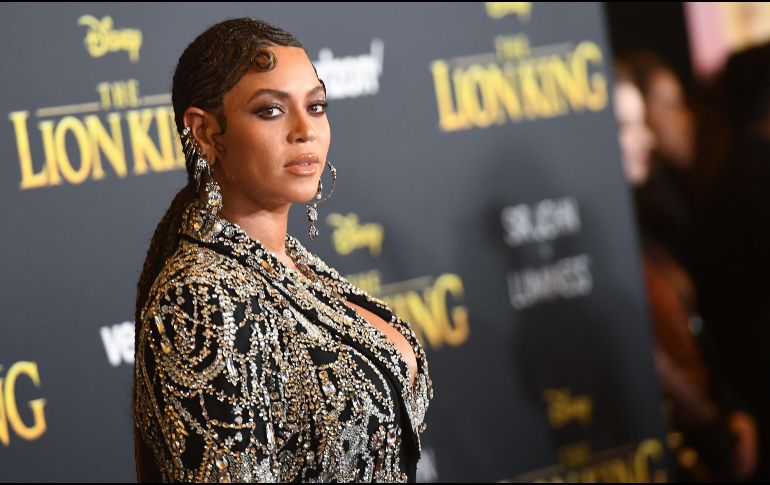 Beyoncé reinó en la alfombra roja frente al Dolby Theater, el auditorio en el que se celebran los Oscar cada año. AFP / R. Beck