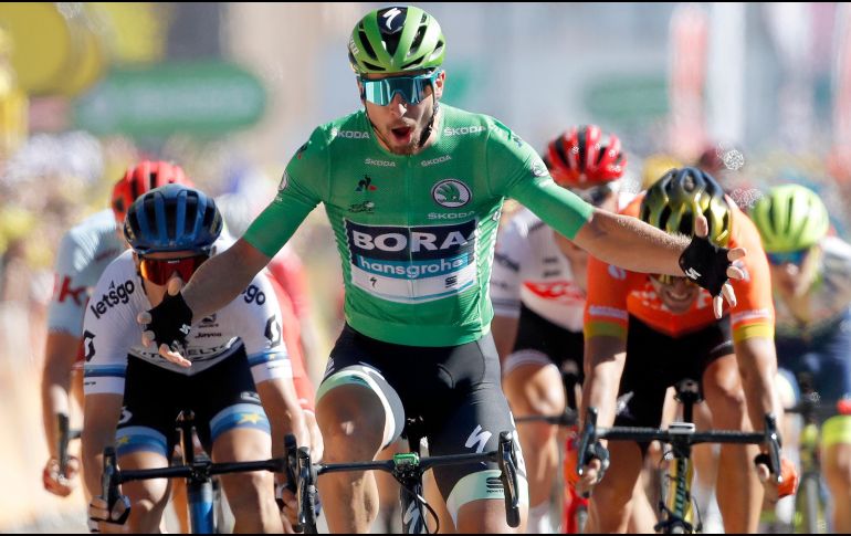 A sus 29 años y con tres títulos mundiales en su palmarés, Sagan mantiene una regularidad envidiable en el Tour, donde está acostumbrado al maillot color verde. AP / C. Ena