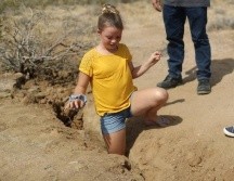 El terremoto de 7.1 que ocurrió en California el pasado 6 de julio causó una grieta que se puede ver desde el espacio. GETTY IMAGES