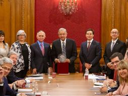 Tras un encuentro que duró al menos dos horas, los participantes coincidieron en que el Gobierno genera certidumbre. NOTIMEX/Presidencia de la República