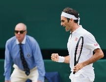 Federer logró su victoria número 100 en Wimbledon luego de dar cuenta del japonés Kei Nishikori en los Cuartos de Final. AFP / Leal-Olivas