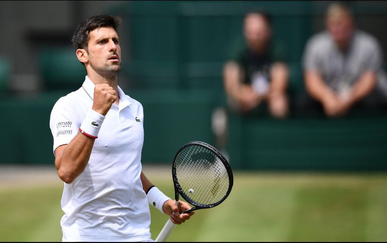 Novak Djokovic venció con tranquilidad a David Goffin para llegar a Semifinales. AFP / B. Standall