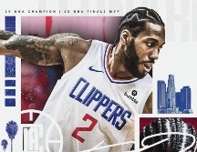 Con esta imagen, los Clippers le dieron la bienvenida a Kawhi Leonard. INSTAGRAM / @LACLIPERS
