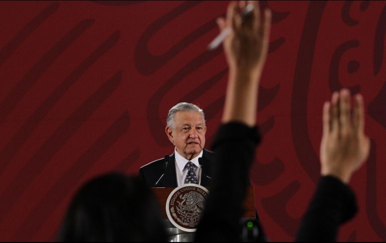 López Obrador aceptó las diferencias entre Carlos Urzúa y Alfonso Romo, pero negó los conflictos de interés que el exsecretario incluyó en sus motivos de renuncia. NOTIMEX/G. Granados