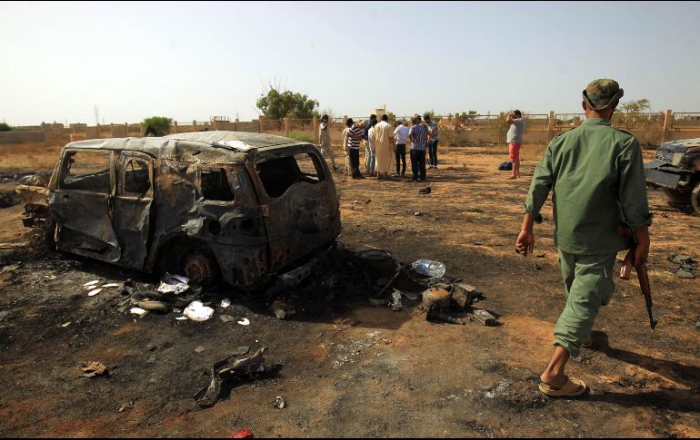Entre las víctimas hay civiles, así como elementos militares y policiacos. AFP/A. Doma