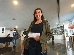 Alma, estudiante de nutrición en el Centro Universitario de Ciencias de la Salud, fue una de las beneficiarias. EL INFORMADOR / P. López