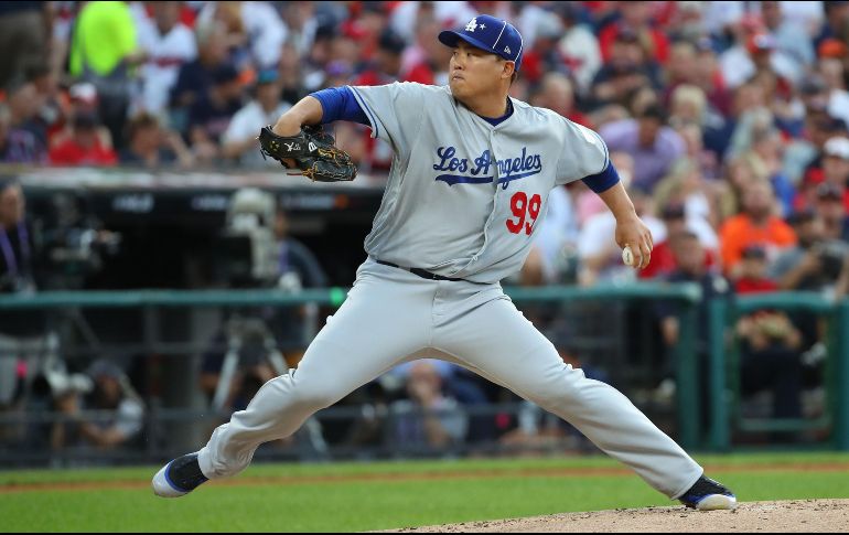 Los Dodgers de Los Ángeles dominan la Liga con marca de 60 triunfos y 32 descalabros. En la imagen, el pitcher Hyun-Jin Ryu, quien fue abridor en el pasado Juego de Estrellas.