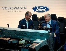 La alianza prevé que Ford utilice el Modular Electric Toolkit (MEB), desarrollado por Volkswagen y sobre el que funcionan todos sus nuevos autos eléctricos. AFP/ J. Eisele
