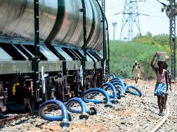 Chennai solo ha visto una diminuta fracción de las lluvias que suelen caer durante junio y julio. AFP / A. Sankar