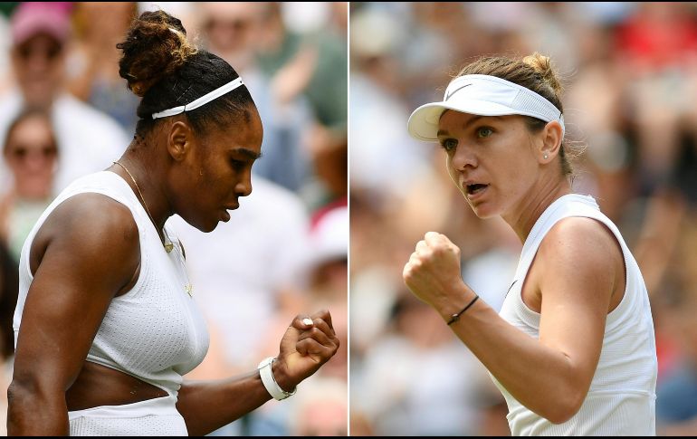 Serena Williams y Simona Halep llegaban a la final sin haber ganado un título este año. AFP / D. Leal-Olivas