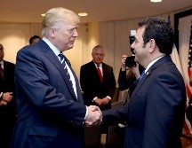 Los mandatarios Jimmy Morales y Donald Trump discutirán temas de migración y seguridad. EFE / ARCHIVO