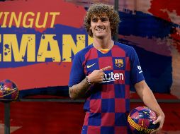 Griezmann portará el dorsal 17 en el club blaugrana. AFP/L. Gene