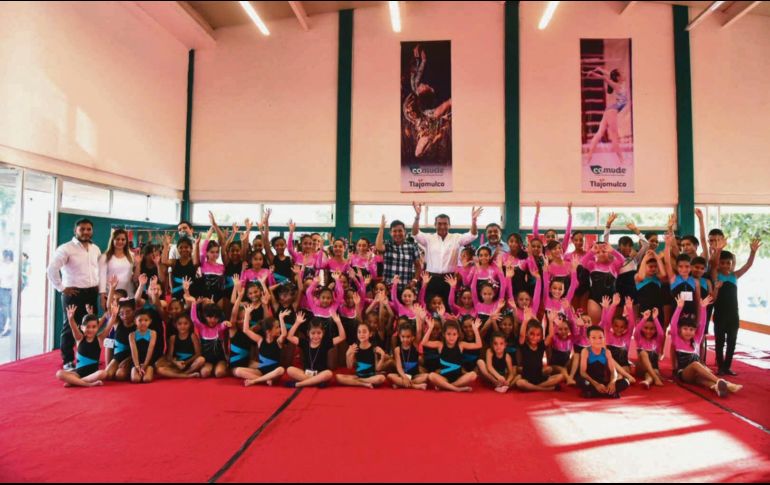 La Escuela Municipal de Gimnasia de Tlajomulco reúne a niños y niñas entre los cuatro y los 16 años de edad. COMUDE TLAJOMULCO