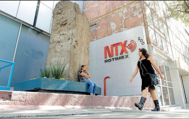Los ex trabajadores de NTX demandan la intervención de la SFP para que se investigue qué ha pasado con los 170 MDP que aprobó el Congreso para la agencia. NTX / ARCHIVO