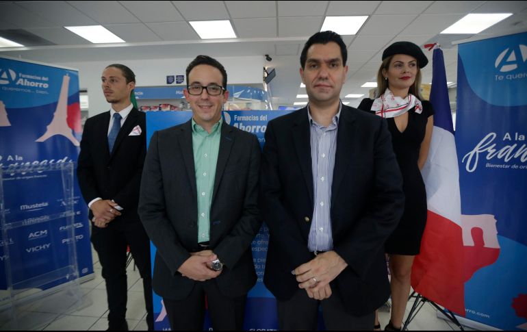 Héctor Xavier López Villaseñor, director de Mercadotecnia, y Sergio Beristain Sánchez, director comercial. EL INFORMADOR/F. Atilano